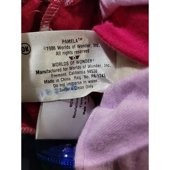 Pamela The Living Doll With Original Clothes Untested 1986 World of Wonder WOW - Picture 10 of 16